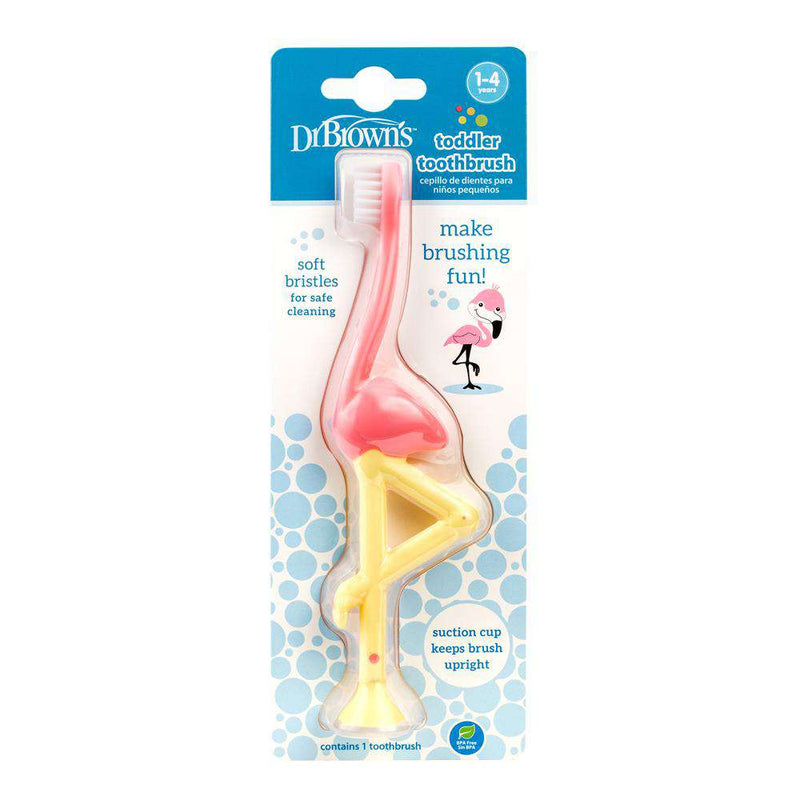 Dr. Browns Cepillo Dental Infantil Flamenco De 1 a 4 años (1)