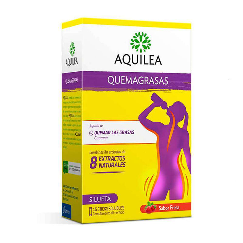 Aquilea Quemagrasas Sabor Fresa 15 Sticks