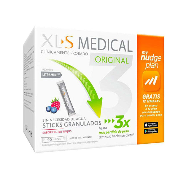 XL-S Medical Original Sabor Frutos Rojos 90 Sticks