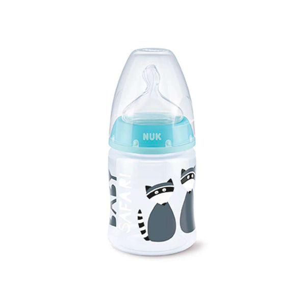 Nuk Biberón Silicona First Choice Safari Control Temperatura 0-6 Meses Tetina Talla M 150 ml