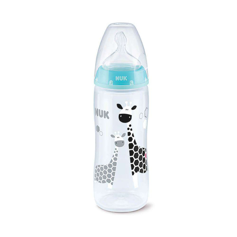 Nuk Biberón Silicona First Choice Safari Control Temperatura 6-18 Meses Tetina XL 360 ml (3)