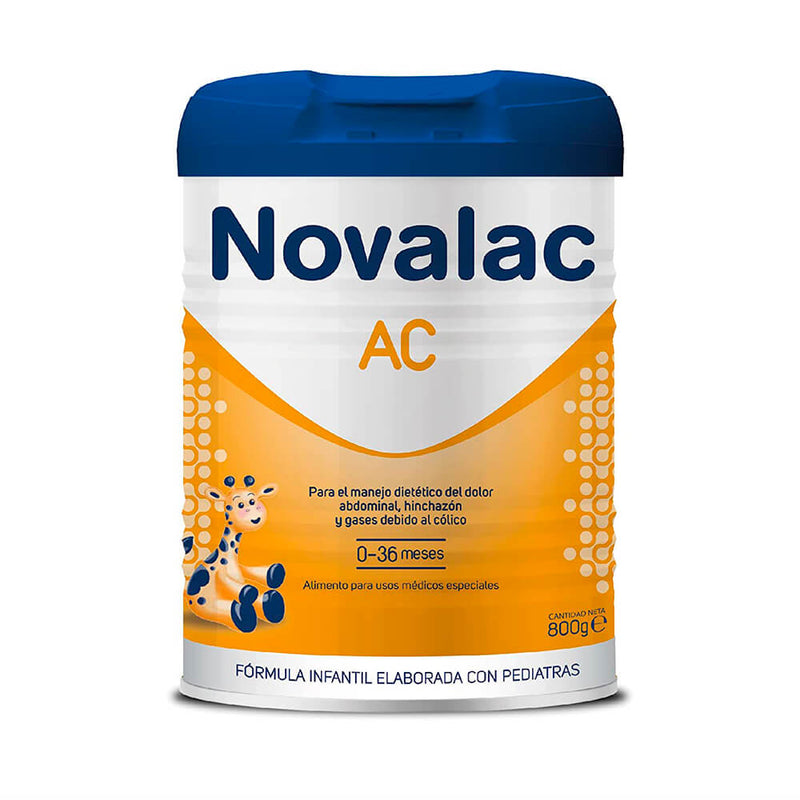 Novalac Ac - Leche Infantil Formulada Especialmente Para Bebés De 0 A 36 Meses, Lactantes Con Cólicos - 800G