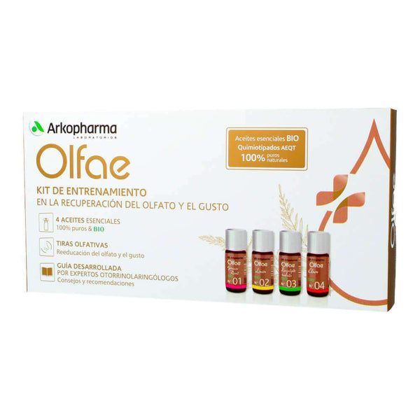Arko Olfae Kit entrenamiento Recuperación Olfato y Gusto - 4 Aceites Esenciales