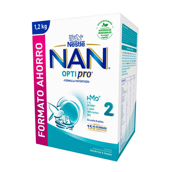 Nestlé Nan Optipro 2 Leche De Continuación 2 1,2Kg