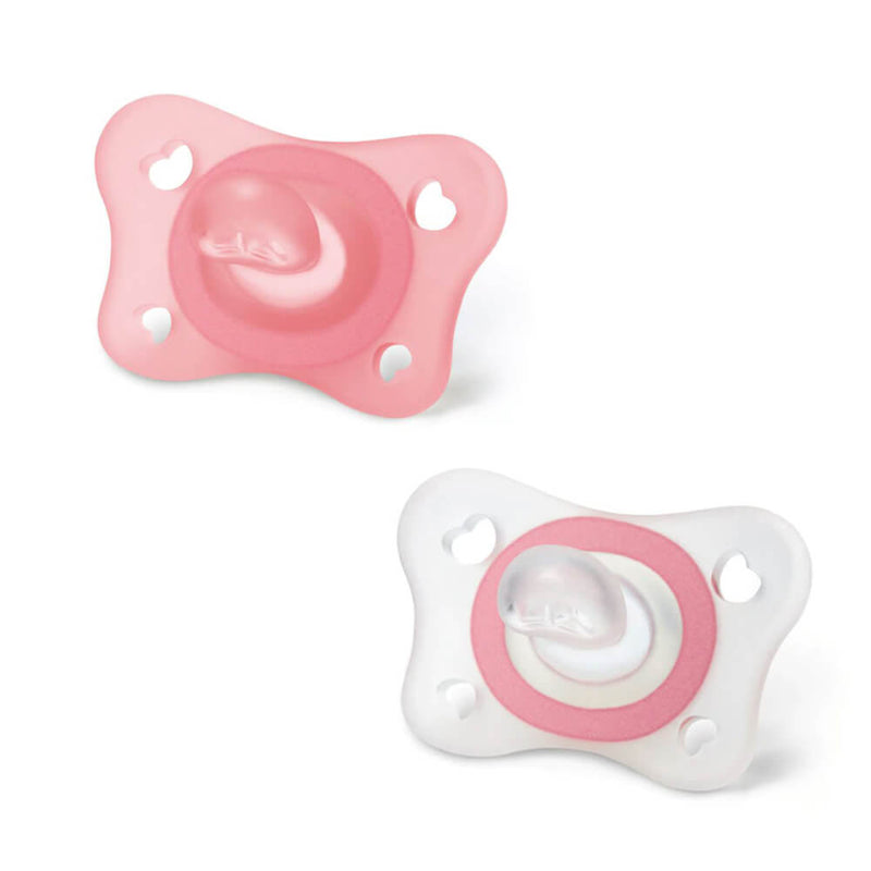 Chicco Chupete Silicona Physio Minisoft Rosa 2-6M 2 Unidades