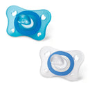 Chicco Chupete Silicona Physio Minisoft Azul 2-6M 2 Unidades