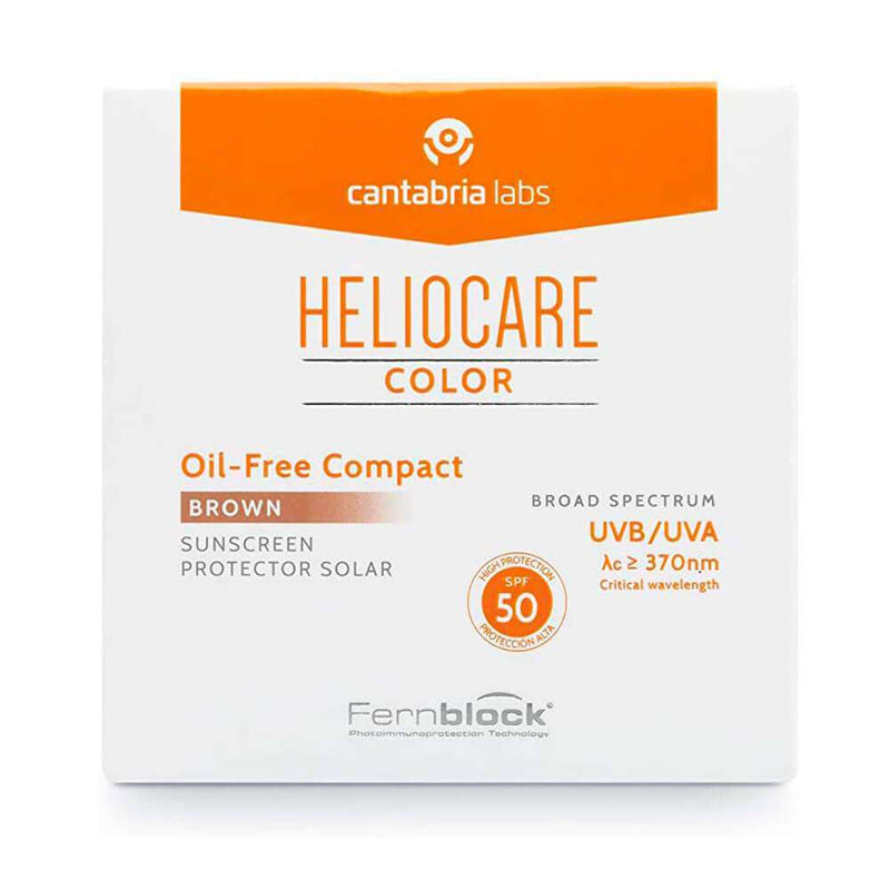 Heliocare Spf 50+ Compacto Oil Free Color Brown 10 gr (1)