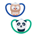 Nuk Chupete Silicona Space Animales 6-18M 2U