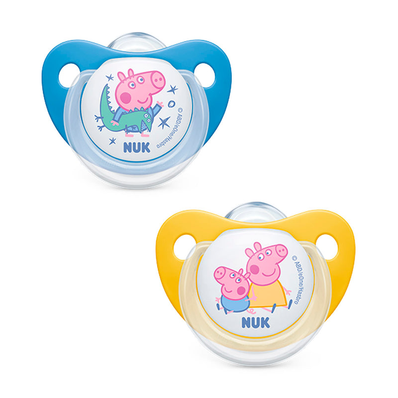 Nuk Chupete Silicona Peppa Pig 6-18M 2U