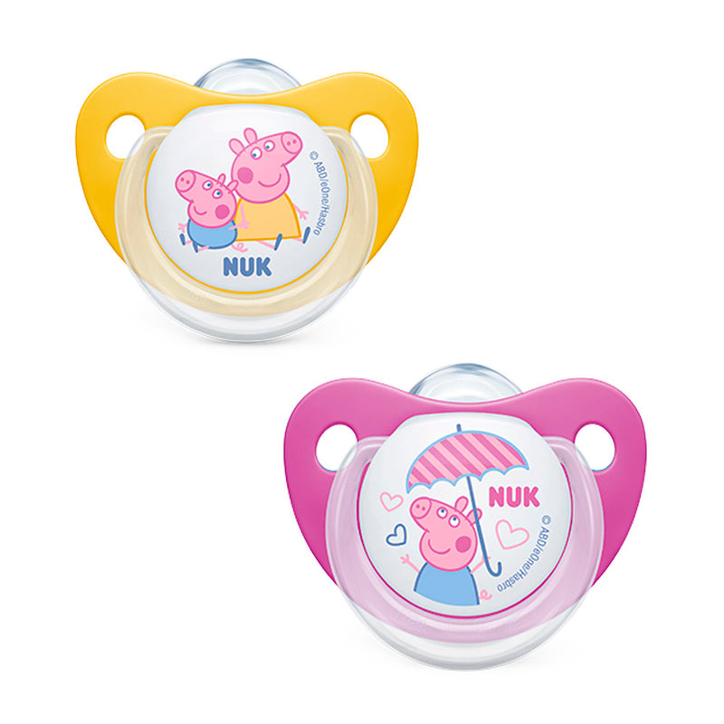 Nuk Chupete Silicona Peppa Pig 6-18M 2U