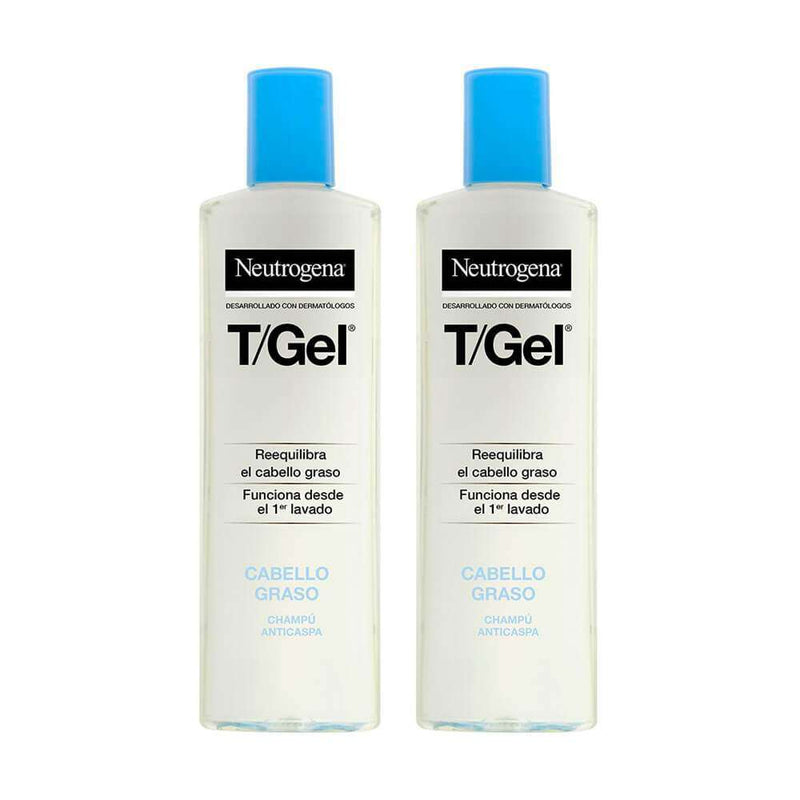 Neutrogena T-Gel Champú Anticaspa Normal-graso Duplo