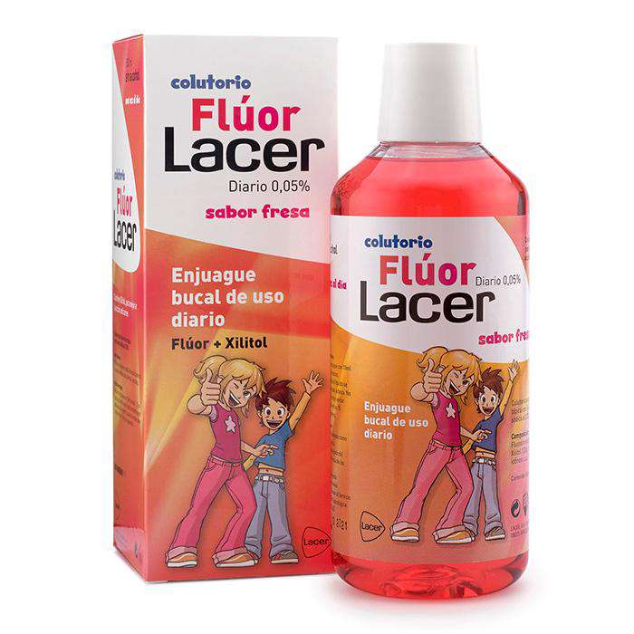 Lacer Flúor Lacer Diario Colutorio Fresa 500 ml