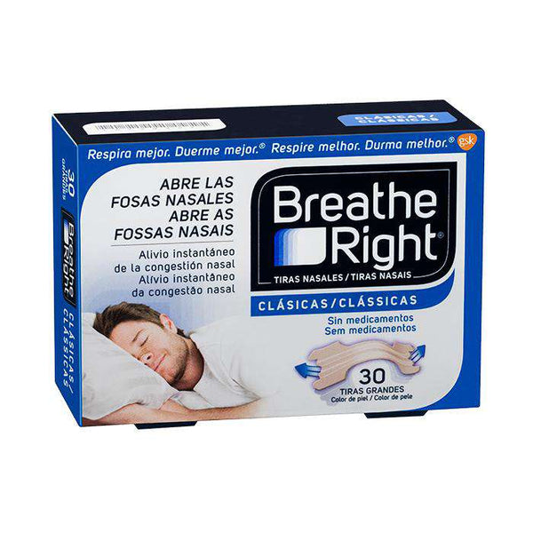 Breathe Right Tiras Nasales Talla M/G 30 Unidades