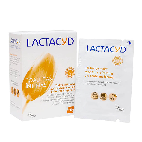 Lactacyd Higiene Íntima 10 Toallitas