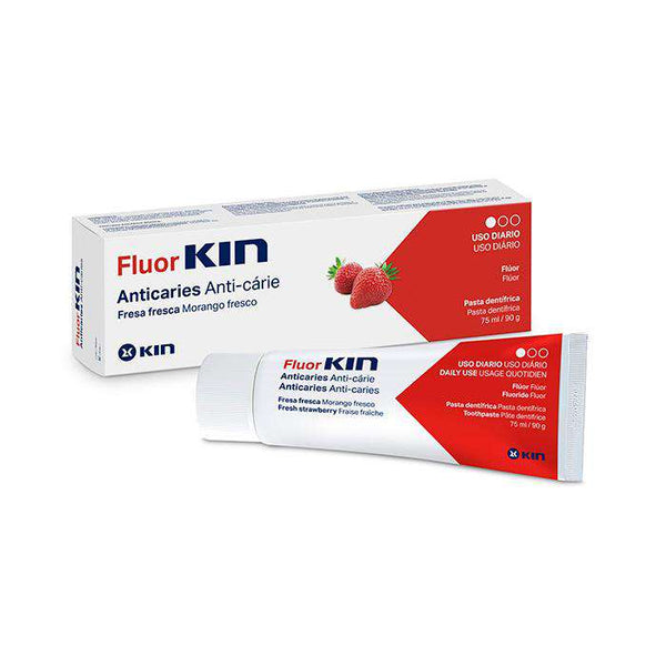 Kin Flúor-Kin Anticaries Pasta Dental Fresa 75 ml