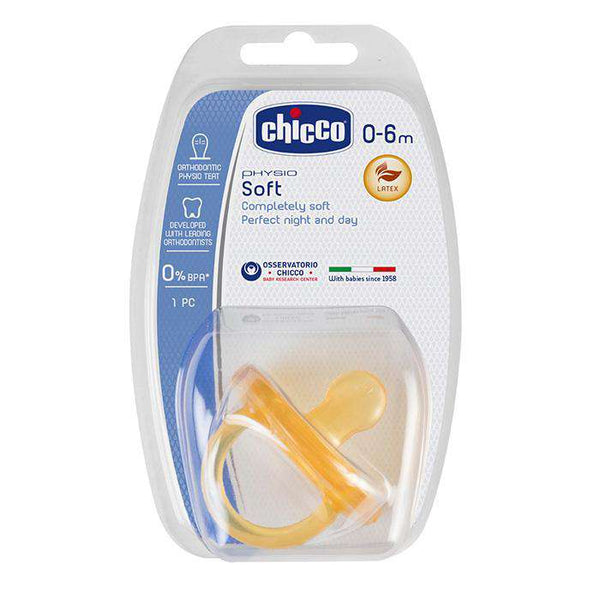 Chicco Chupete Todogoma Physio Soft 0-6M 1 Unidad