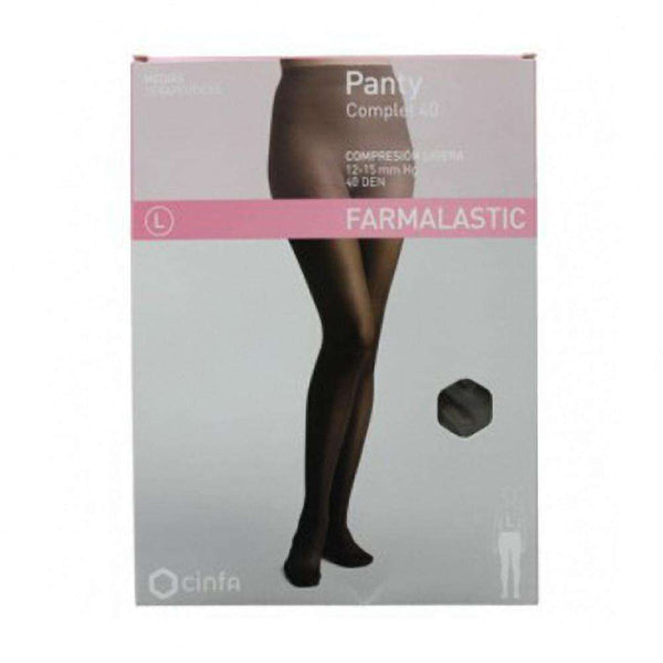 Farmalastic Panty Muy Ligera Negro T.P