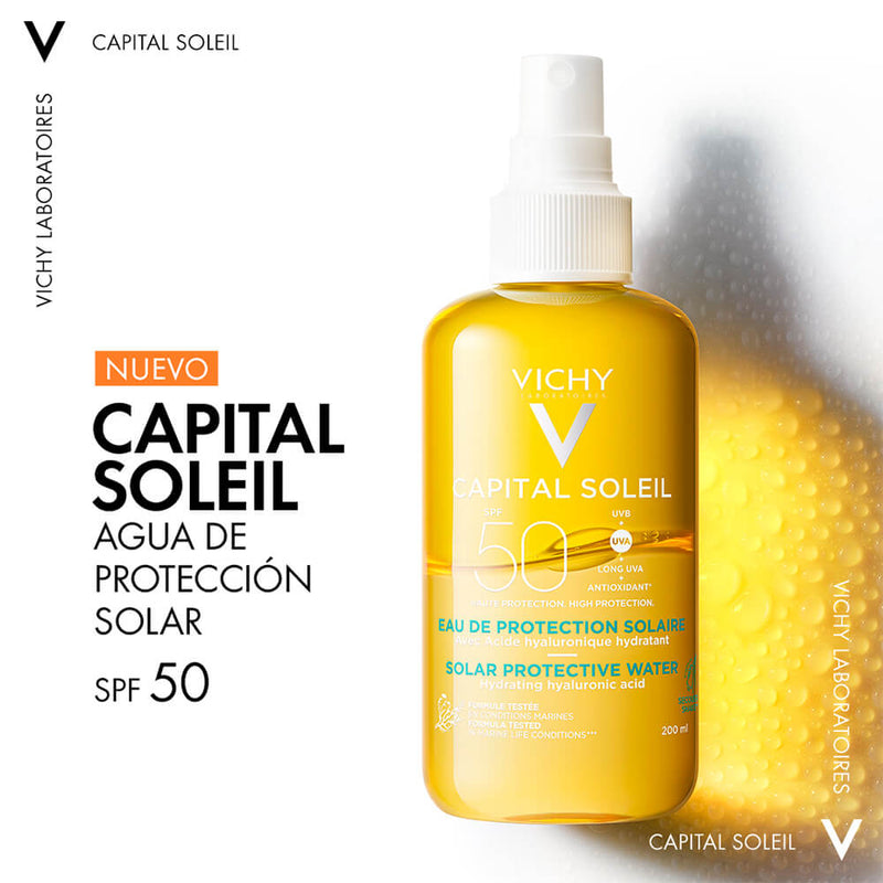 Vichy Capital Soleil Spf 50 Agua De Hidratación 200 ml