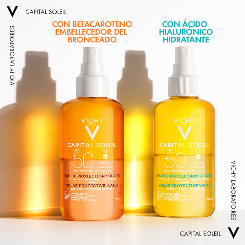 Vichy Capital Soleil Spf 50 Agua De Luminosidad 200 ml