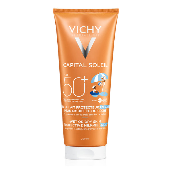 Vichy Capital Soleil Spf 50 Gel Wet Skin Niños 200 ml
