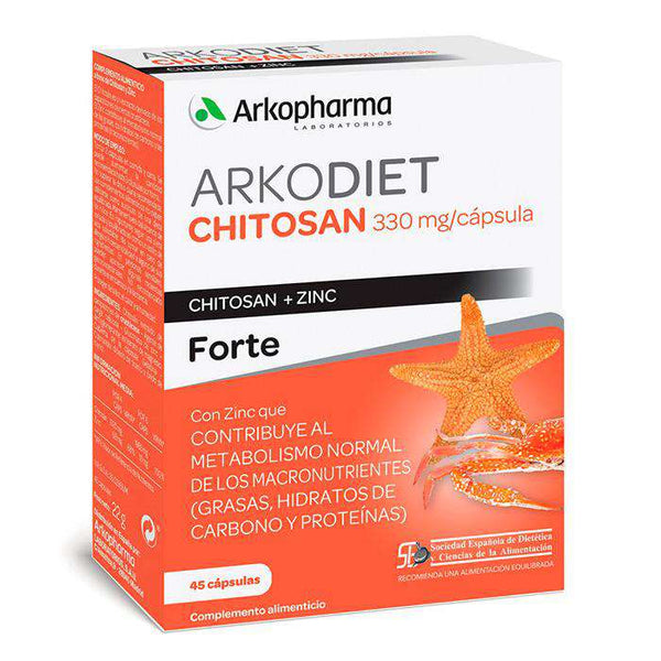 Arkodiet Chitosan Forte 330 Mg , 45 Cápsulas