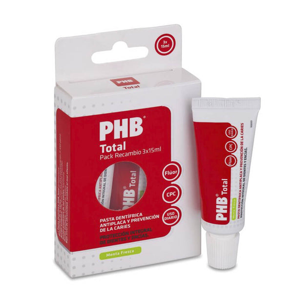Phb Pack Total Pasta Dental Recambio 15 ml 3 Unidades