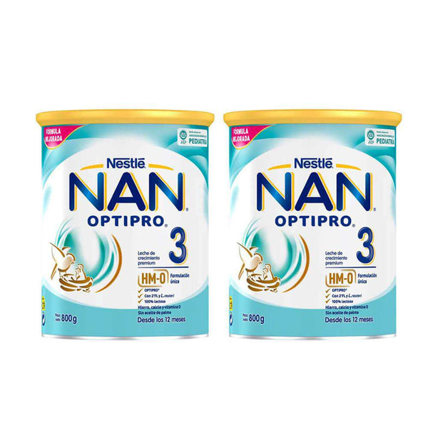 Nestlé Nan 3 Optipro 800 Gr Duplo