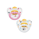 Nuk Chupete Látex Classic Happy Kids T.3 2 Unidades