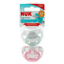 Nuk Chupete Silicona Classic Happy Days T.1 0-6 meses 2 Unidades (1)
