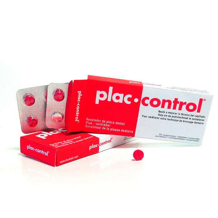 Plac-Control Revelador Placa Dental 20 Comprimidos