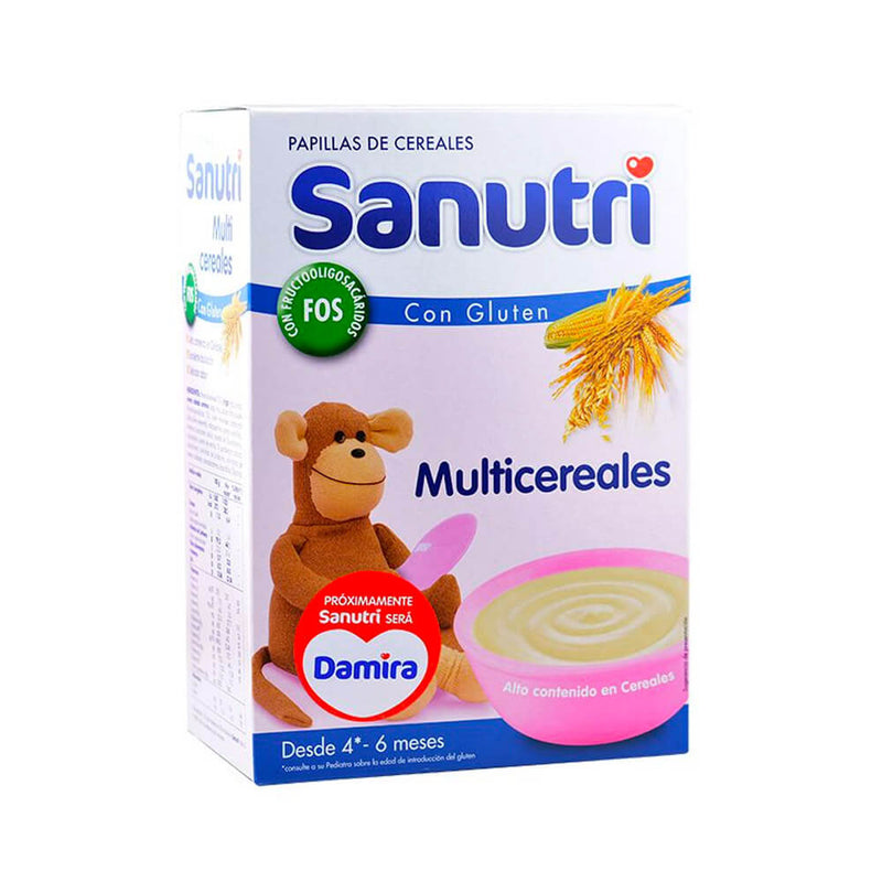 Sanutri Papilla Multicereales Efecto Bifidus 600 gr