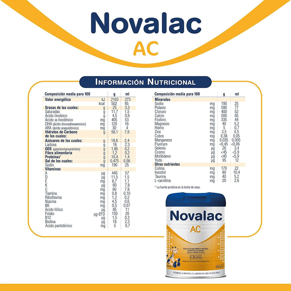 Compra Novalac 1 Premium Leche 800 Gr - FarmaWAO✔️