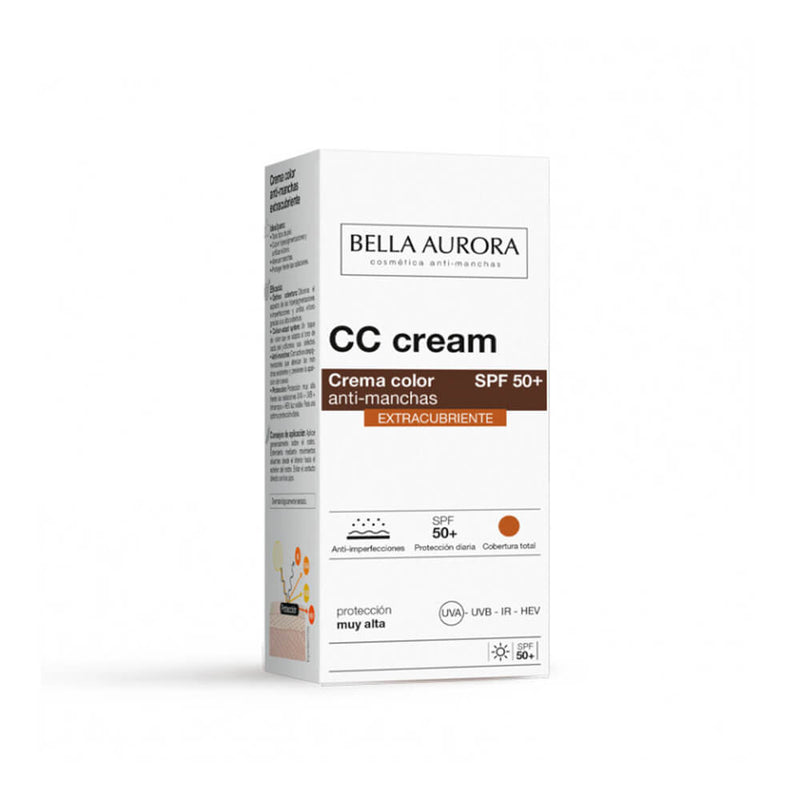 Bella Aurora Cc Cream Spf50+ Extra Cubriente 30 ml