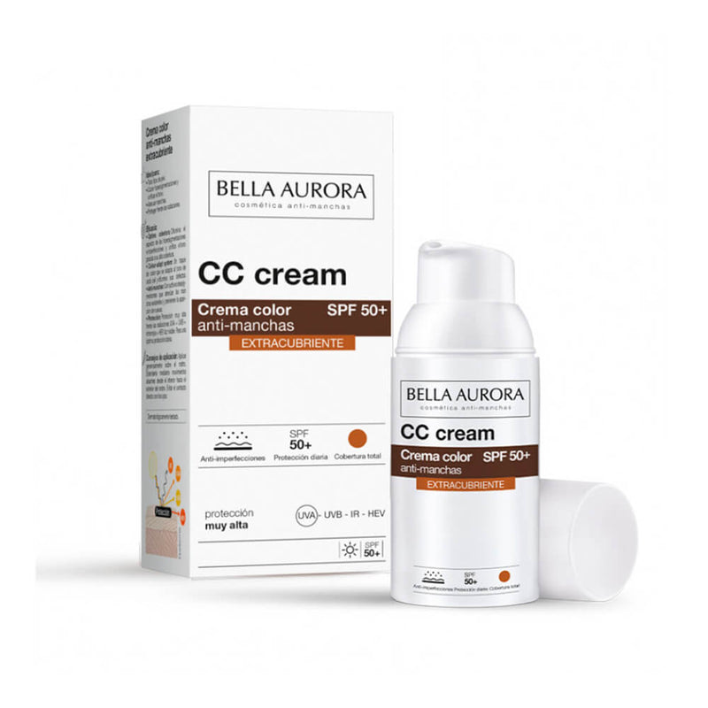 Bella Aurora Cc Cream Spf50+ Extra Cubriente 30 ml