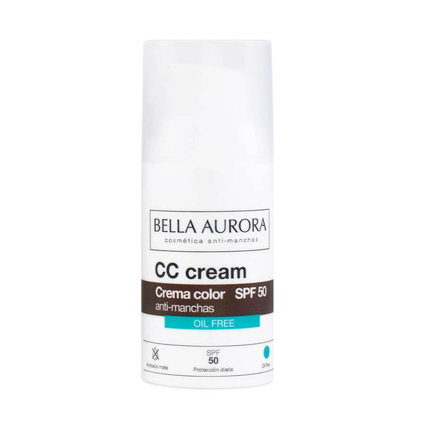 Bella Aurora Cc Cream Spf50+ Oíl Free 30 ml