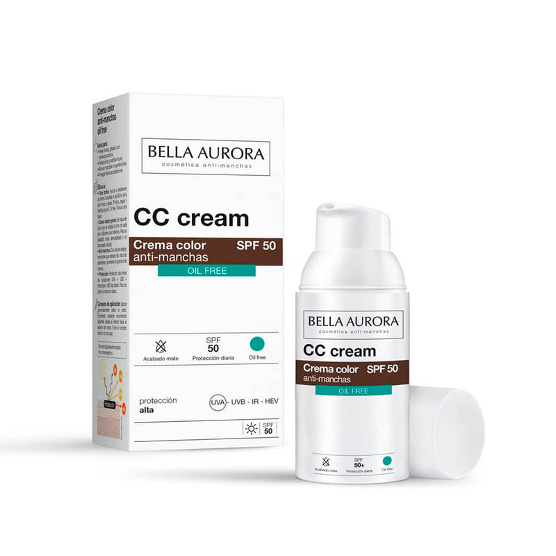 Bella Aurora Cc Cream Spf50+ Oíl Free 30 ml