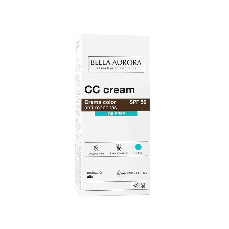 Bella Aurora Cc Cream Spf50+ Oíl Free 30 ml