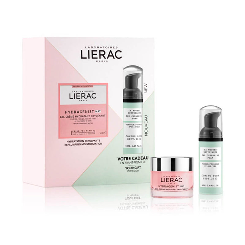 Lierac Hydragenist Mat Gel-Crema Hidratant Oxigenante 50 ml + Regalo  Mousse Limpiadora 50 ml