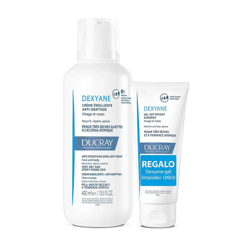 Ducray Dexyane Crema Emoliente 400 ml Regalo Dexyane Gel Limpiador 100 ml