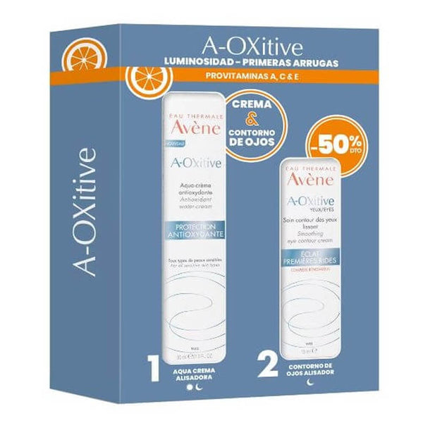 Avene A-Oxitive Dia Aqua Crema Alisadora 30 ml + Contorno Pack