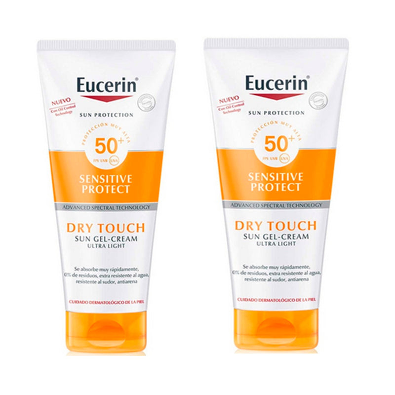 Eucerin Sun Protection 50+ Gel Crema Toque Seco Duplo