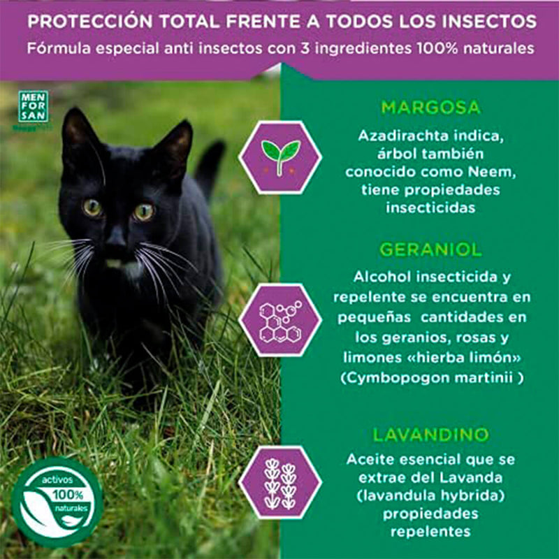 Menforsan Champú Anti Insectos Gatos 300 ml