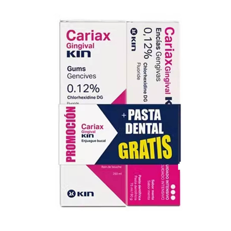 Kin Cariax Gingival Colutorio 250Ml + Regalo Pasta Dentífrica 75 ml