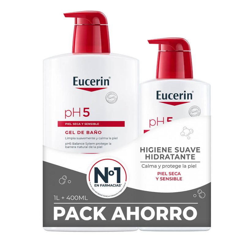 Eucerin Gel De Baño 1L Pack Pvp Especial