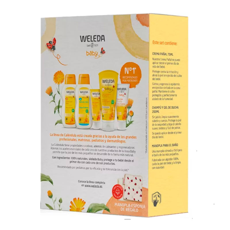 Weleda Champú Y Gel De Ducha + Regalo Crema Pañal Pack