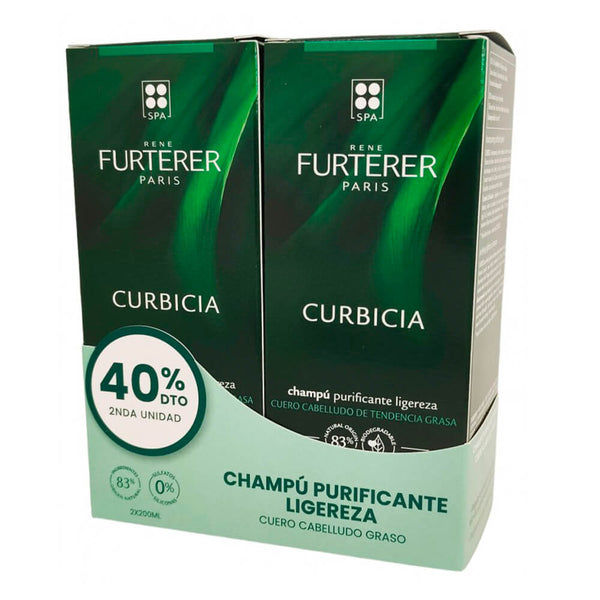 Rene Furterer Curbicia Champú Purificante Ligereza 150 ml Duplo