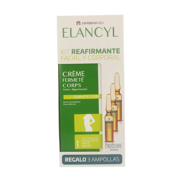 Elancyl Crema Reafirmante Corporal 200ml Kit + Regalo 3 Ampollas