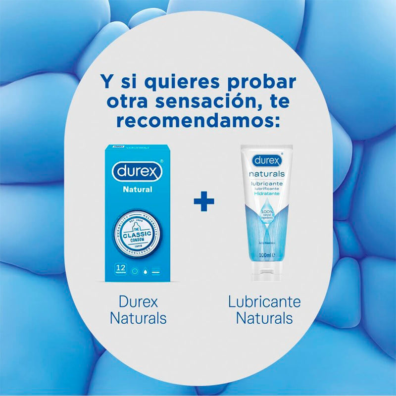 Durex Preservativos Natural Easy On 12 Unidades + Regalo 3 Sensitivos