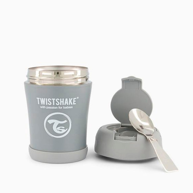 Twistshake Fiambrera Alimentos Gris 350ml