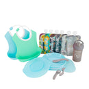 Twistshake Baberos Azul + Mantel + Plato + 2 Cubiertos + Crawler Cup + 6 Bags Pack